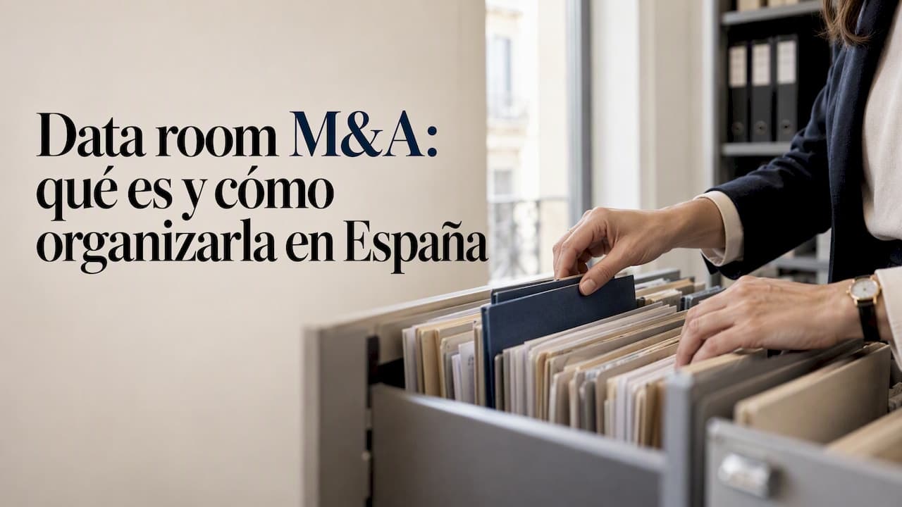 Data room M&A: qué es y cómo organizarla en España