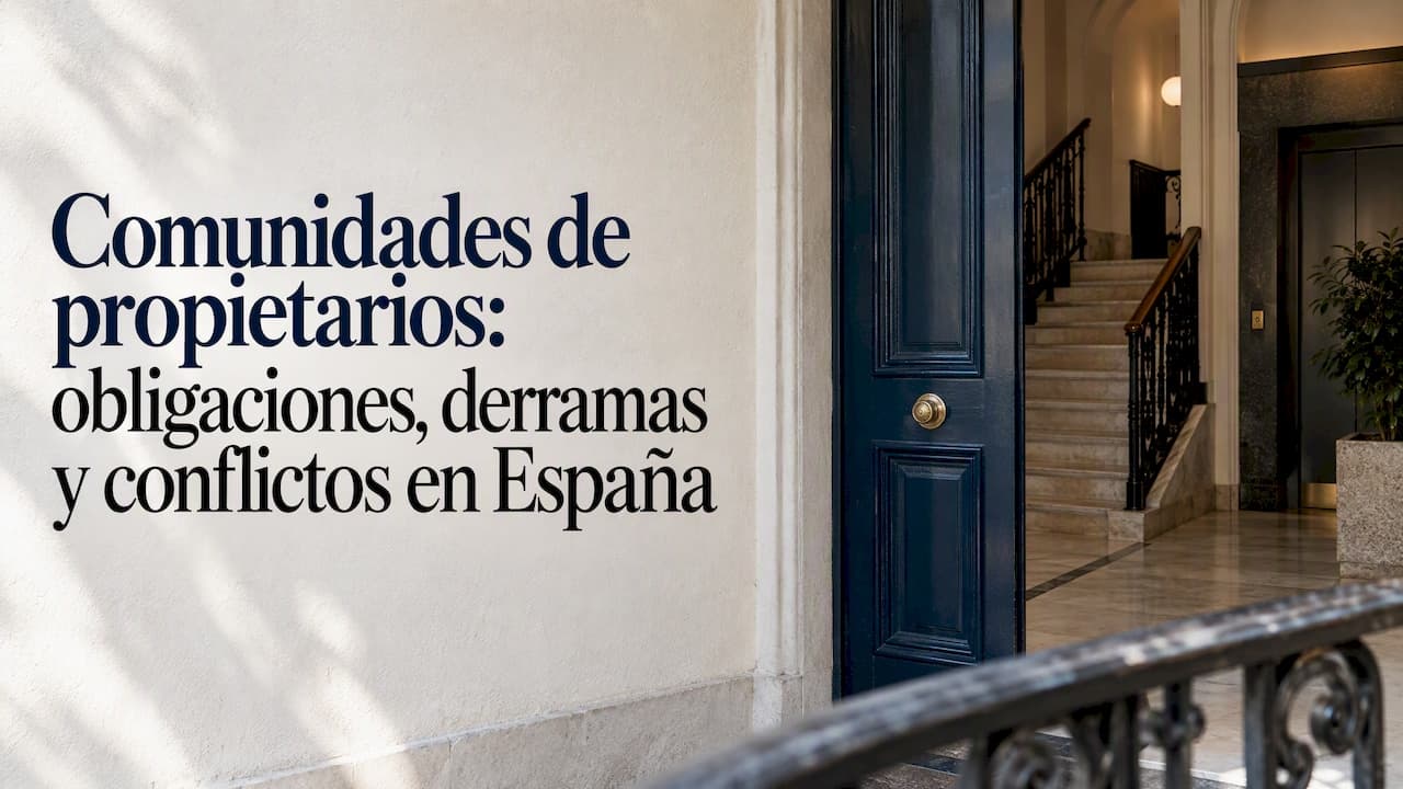 Comunidades de propietarios: obligaciones, derramas y conflictos en España