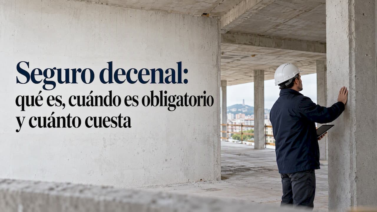 Seguro decenal: qué es, cuándo es obligatorio y cuánto cuesta
