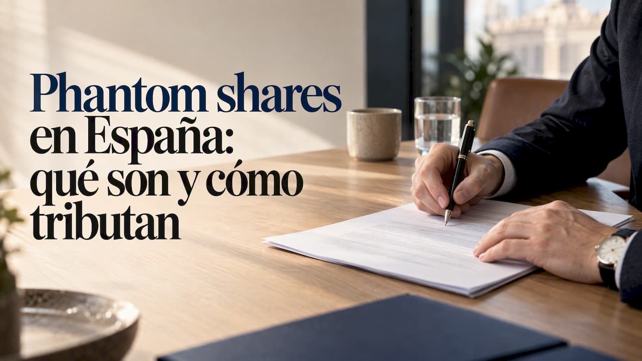 Phantom shares en España: qué son y cómo tributan